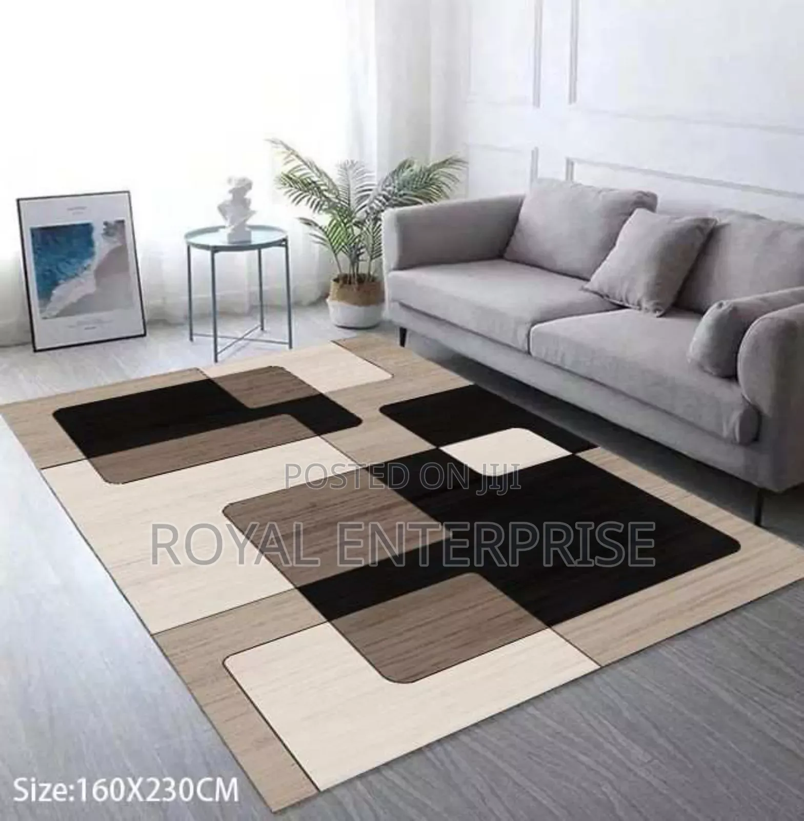 Geometric Abstract 3d Carpet Floor Mat Living Room Carpet ( 160/230cm