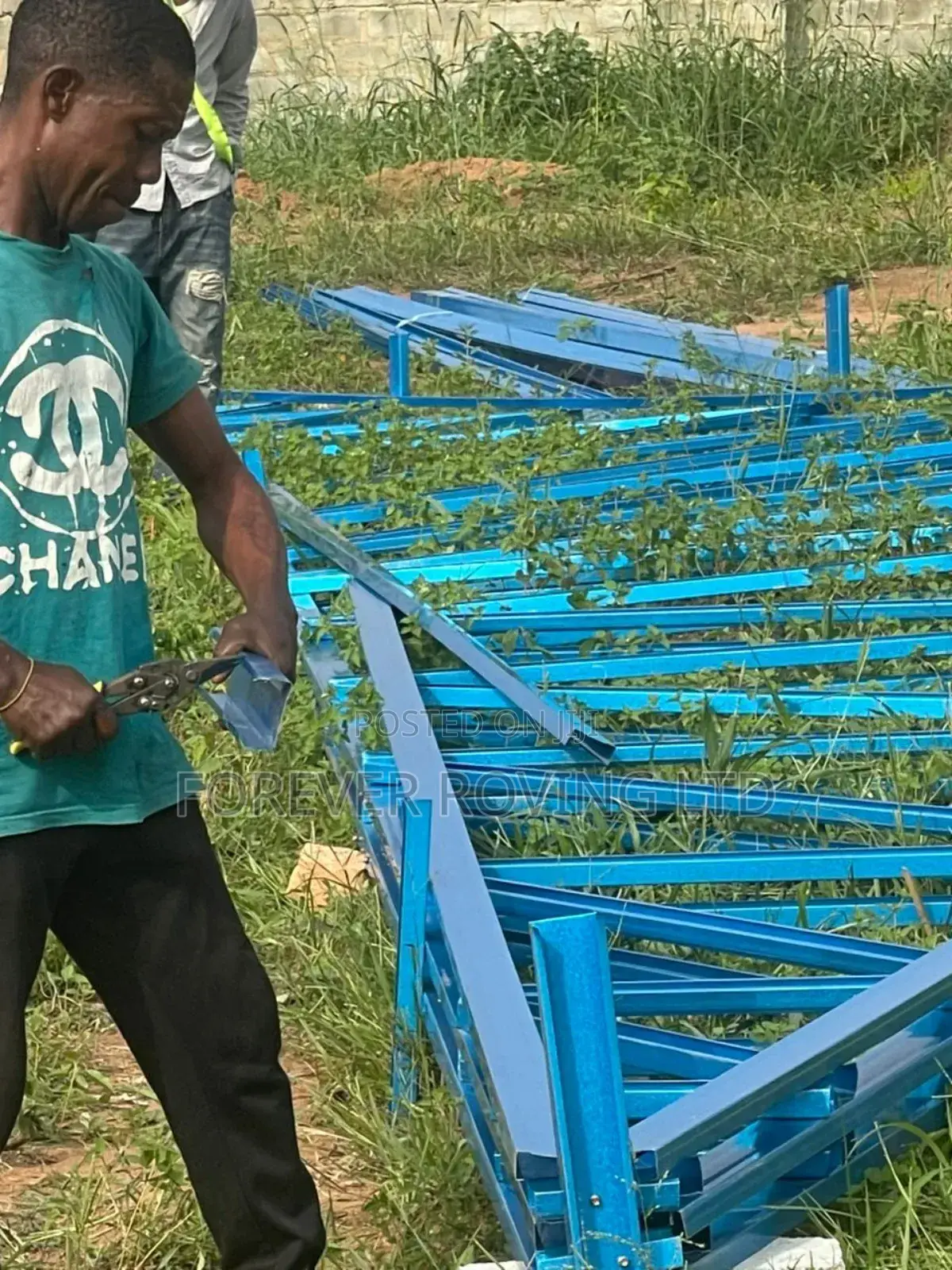Steel Trusses Installation Services Ongoing at Aburi -Gyanua