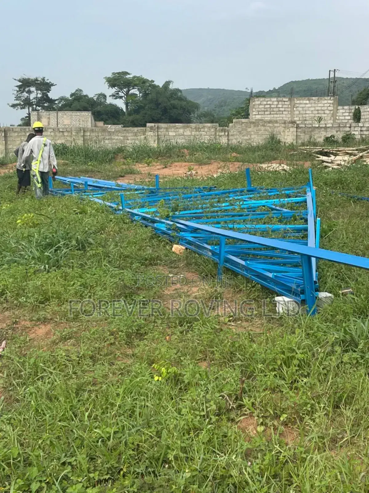 Steel Trusses Installation Services Ongoing at Aburi -Gyanua