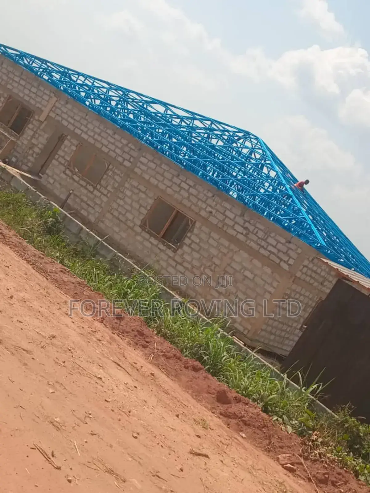 Steel Trusses Installation Services Ongoing at Aburi -Gyanua