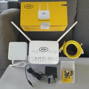 MTN Universal Broadband 4G Router + Backup Battery - White