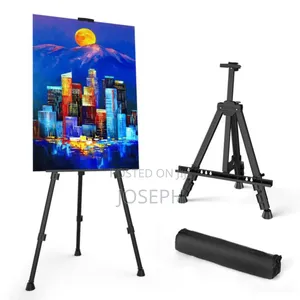 Art Easel Adjustable Black