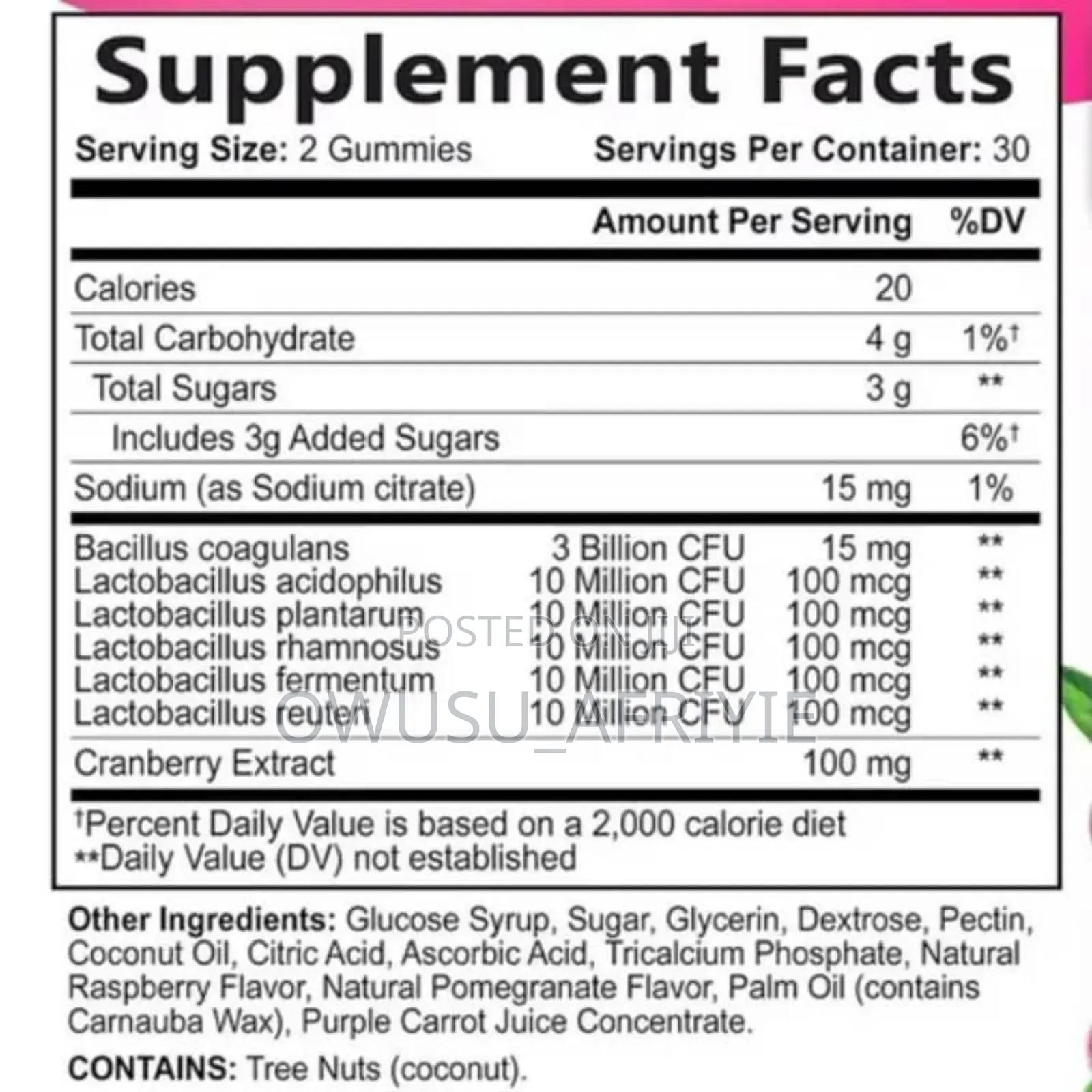 Women Probiotics Gummies