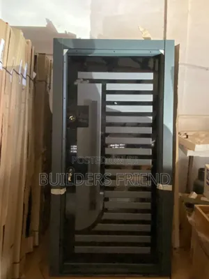 Gray Single Entrance Turkish Security Door Complete