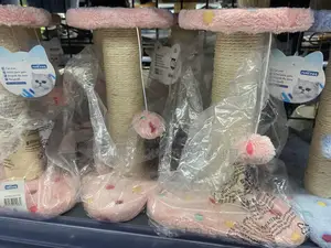 Pink Cat Scratching Post