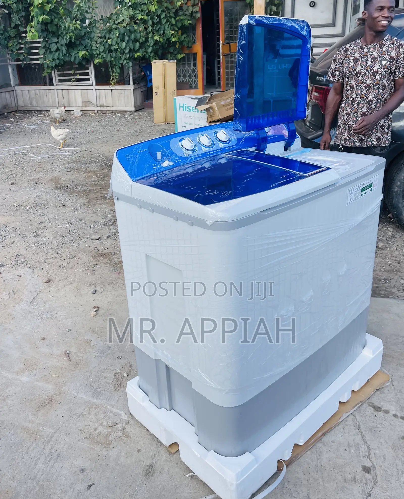 Choose Haier 18kg Twin TabTop Load Electric Washing Machine
