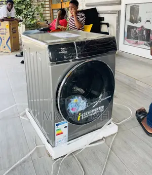 Efficient Nasco 11kg Front Load Smart Washing Machine.