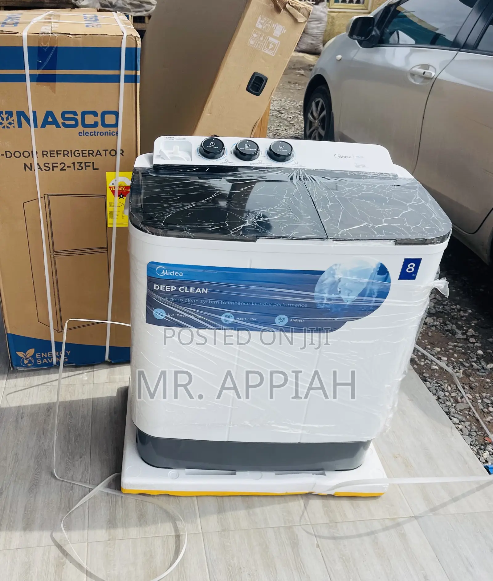 Laundry Made Easy With Midea 8kg Top Load Washing Machine.