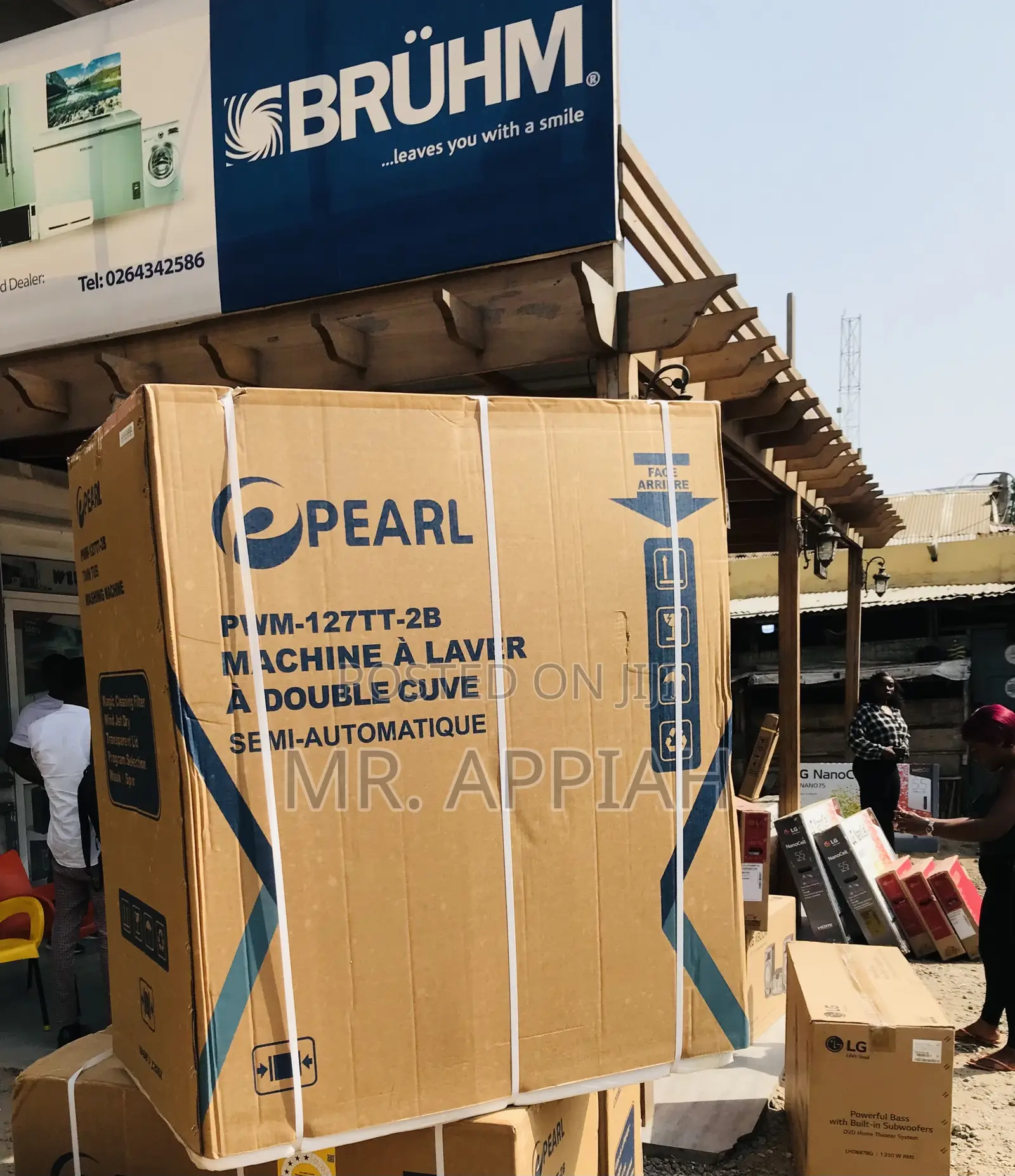 Smart Wash Pearl 12kg Twin Tab Washing Machine(Semi-Auto)