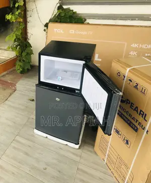 Smart Cooling Pearl Table Top Double Door Fridge(Gray) 