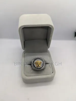 Silver and Gold Versace Ring