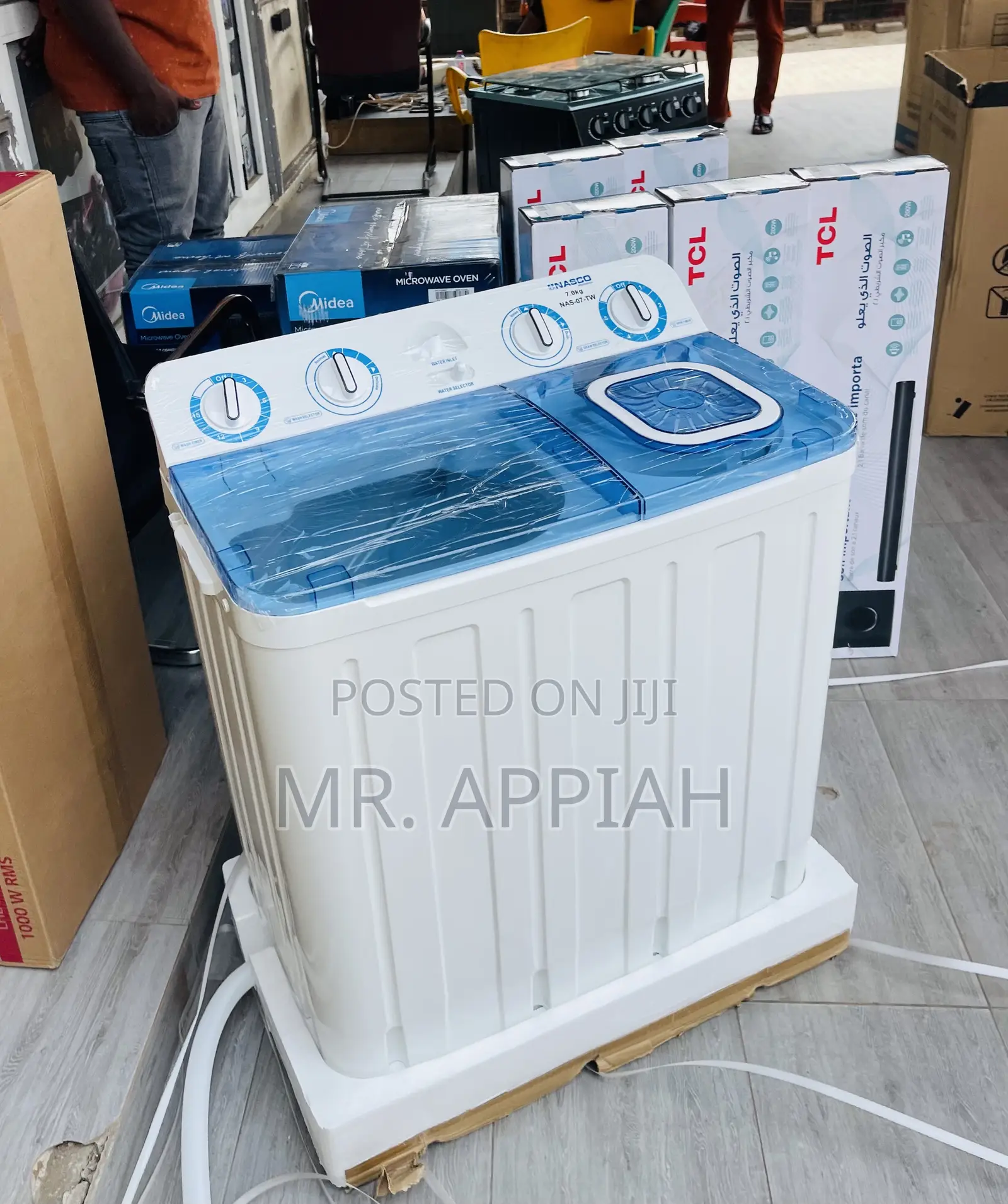 Laundry Made Easy With Nasco 7kg Top Load Washing Machine.