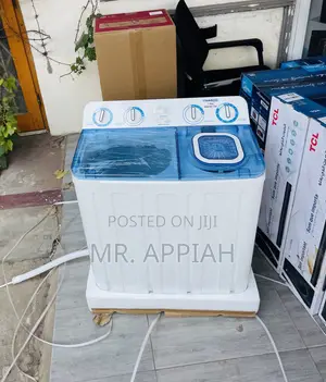 Effortless Cleaning Nasco 7kg Twin Tub Washing Machine.