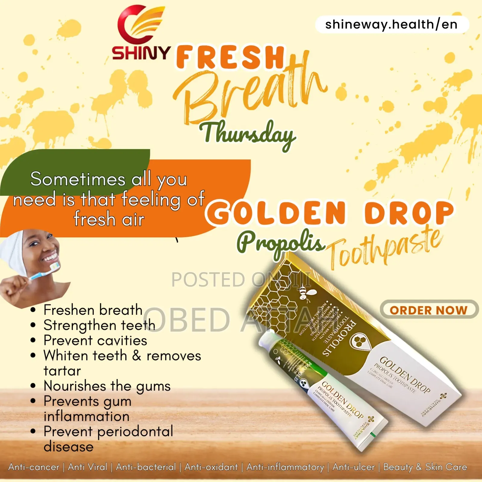 Golden Drop Toothpaste
