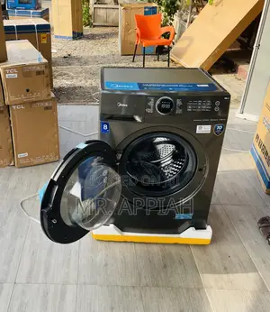 Quiet and Efficient Midea 8kg Front Load Washing Machine.