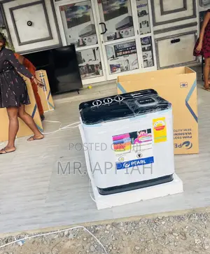 Quiet and Affordable Pearl 7kg Semi-Auto Washing Machine.