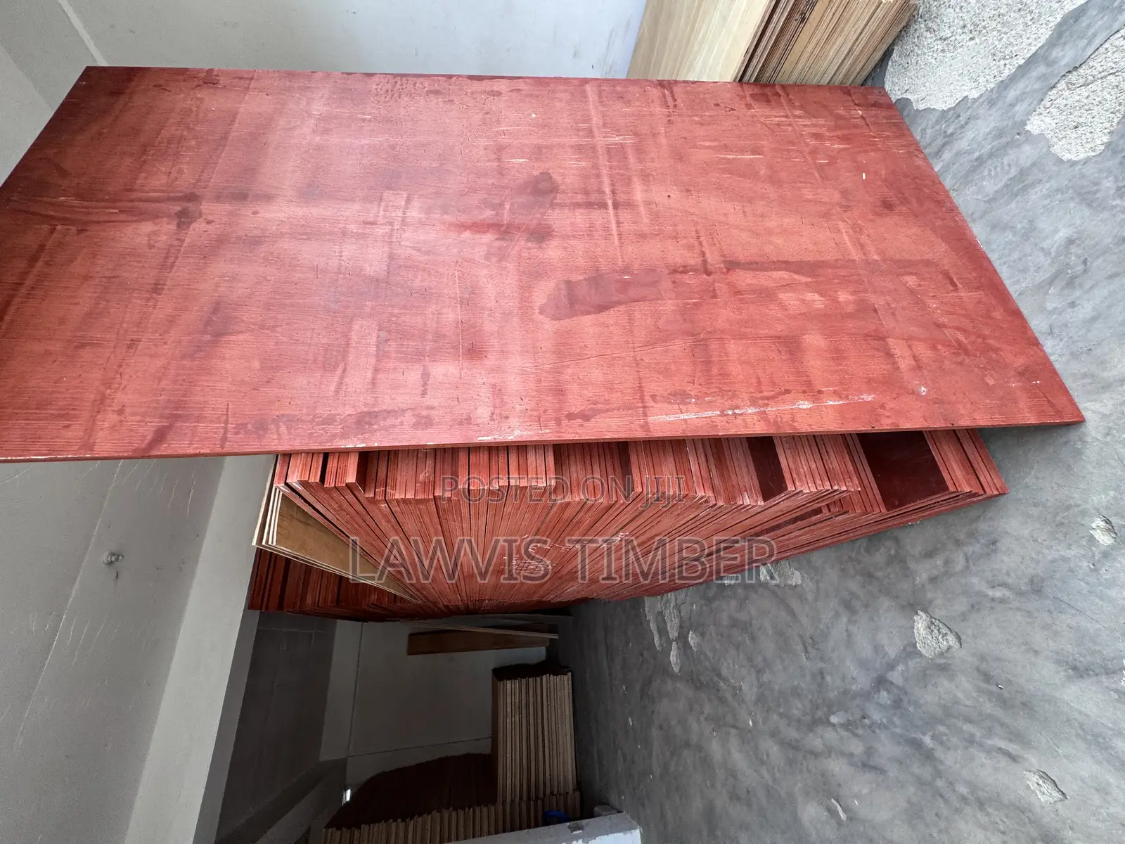 Premium Red Marine Plywood 18 ( Techiman)