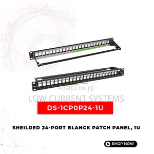 Hikvision 24 Ports Empty Patch Panel Frame 1U Network