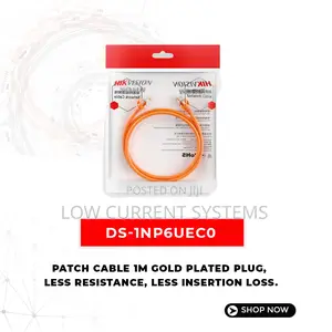 Hikvision 1 Meter Cat6 Ethernet Patch Cord LAN Cable