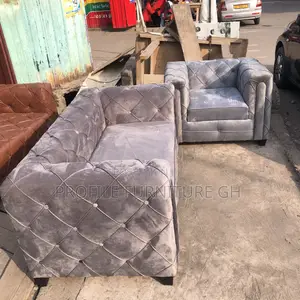 Modern Dulcet Single and 2 in 1 Sofa// Suede Material