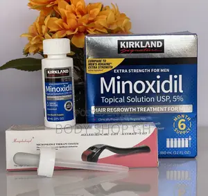 Hairline and Beard Growth Set - Kirkland + Derma Roller 