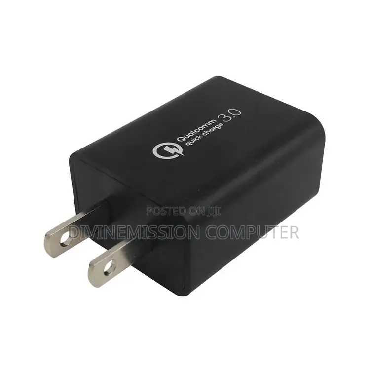 Qualcomm,Quick Charger 3.0, 3v,6v,9v,12v.18w. Fast Charger
