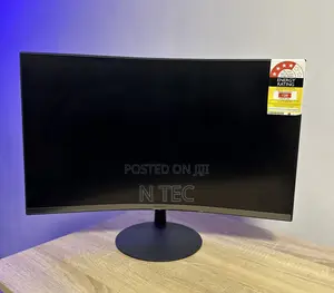 27 Inches Samsung Curved FHD Monitor 75hz Black.