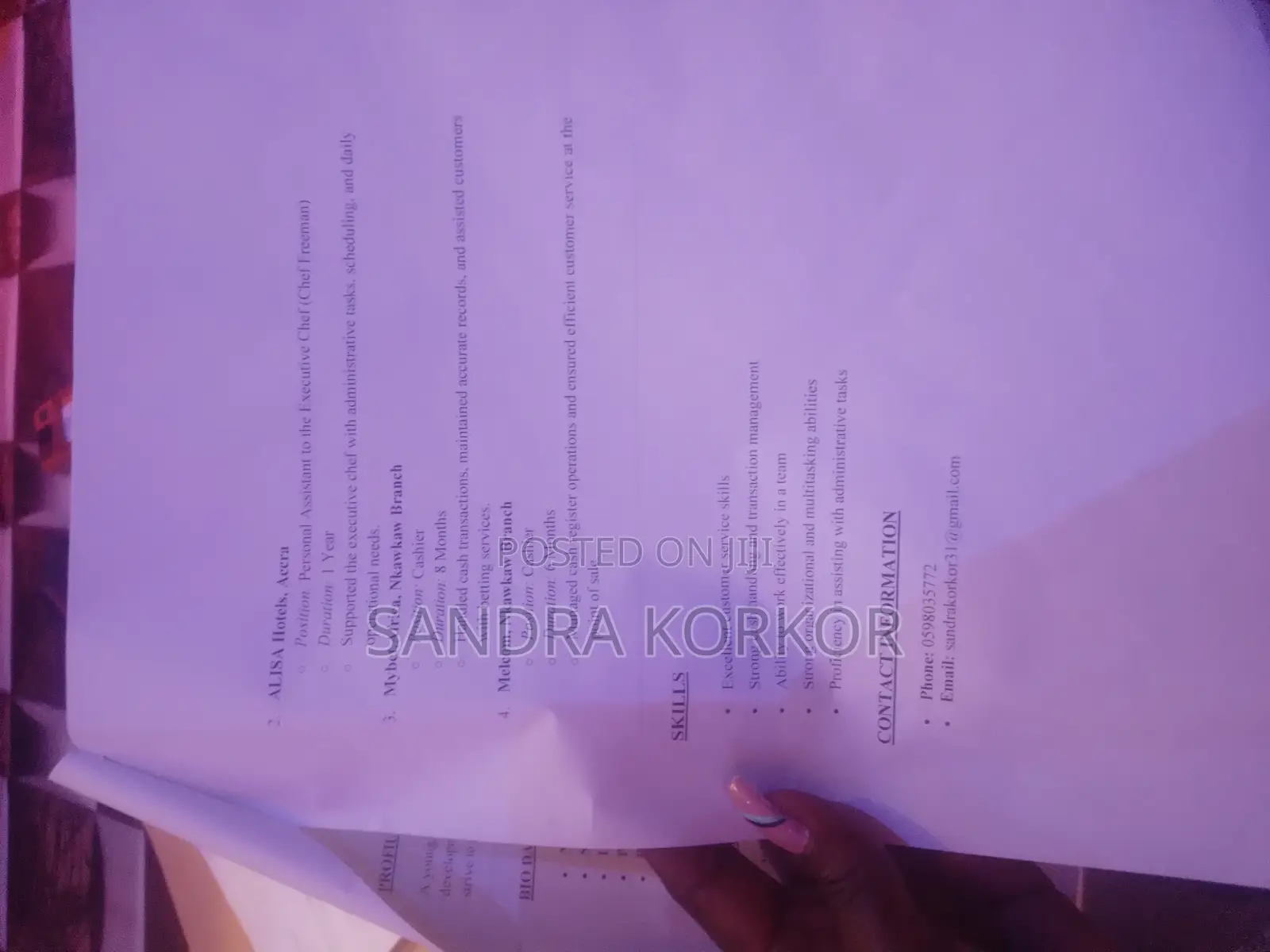 Personal Cv