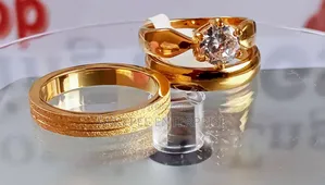 Quality Gold Plated Ring Set