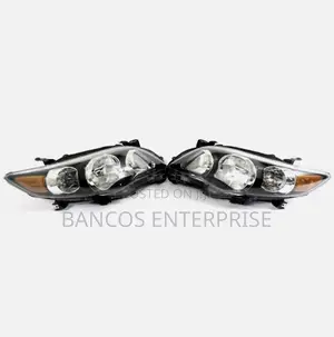 Toyota Corolla 2011-2013 Head Light Black