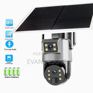 Universal 4g Sim Solar Camera 8mp Dual Lense