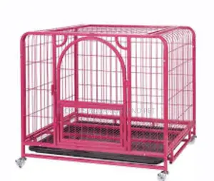 Pink Heavy Duty Dog Cage