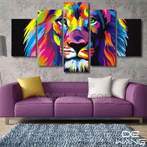 Colorful Tiger Wall Art Hangings