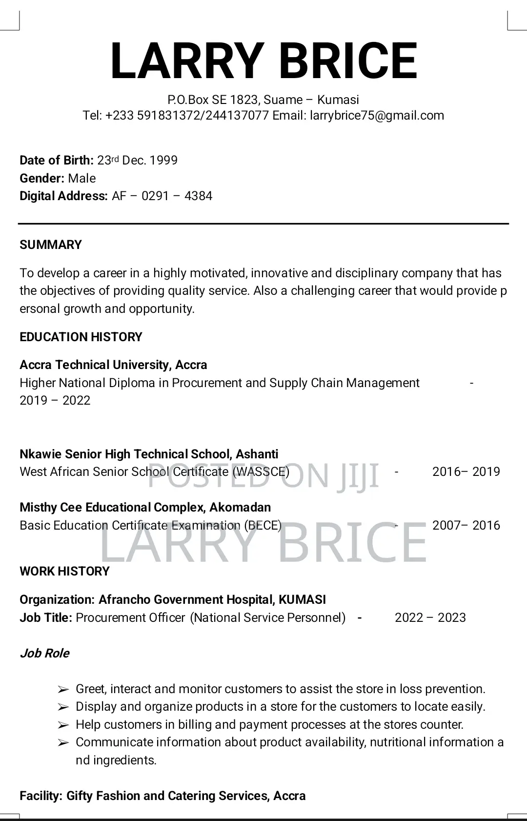 Drinks Manufacturing Job