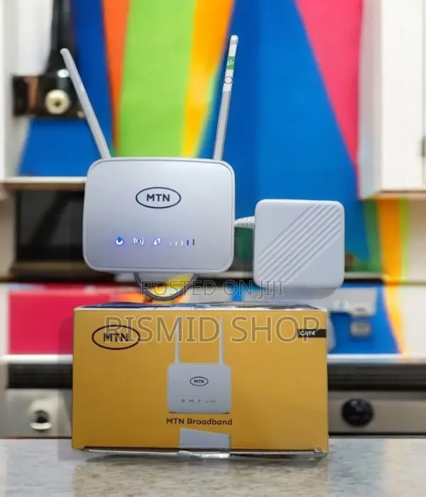 MTN Universal Broadband 4G Router + Backup Battery - White