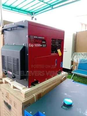 Red Coloured Honda Diesel Generator 16500watt 15kva