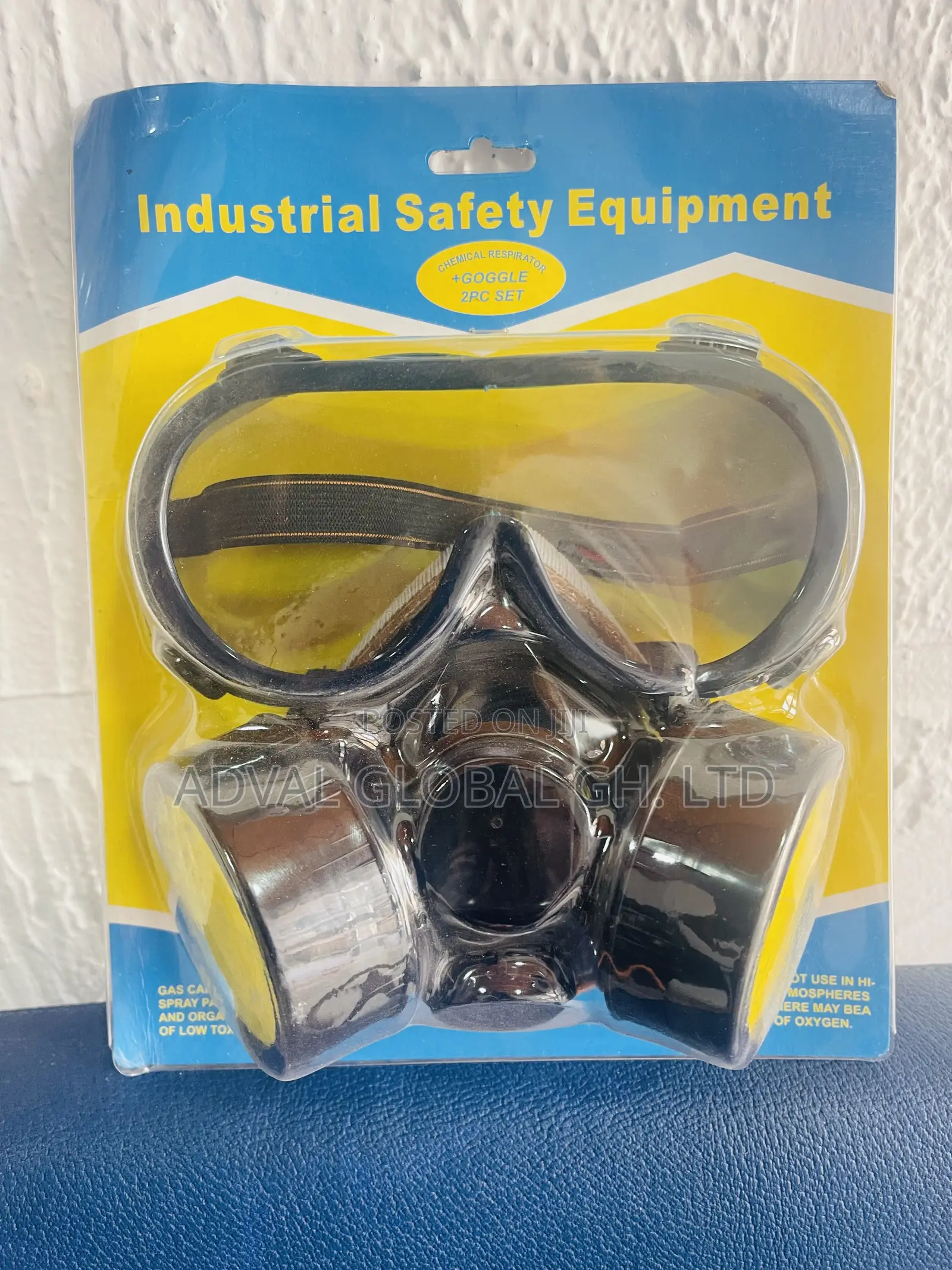 Chemical Respirators With Goggles (Double)
