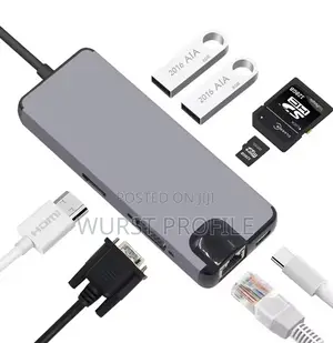 Type C 8in1 Dongle (Multiple)