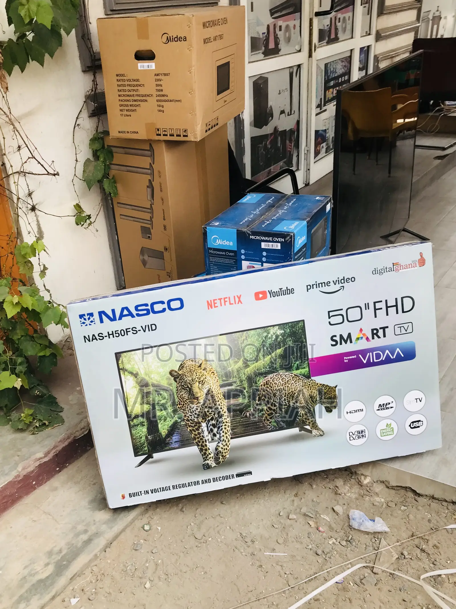 Long Lasting Nasco 50” Uhd Digital Satellite Smart Screen