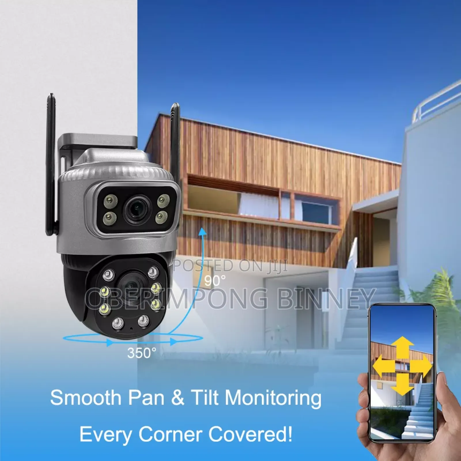 Camera Dual PTZ Wifi Camera 6mp V380