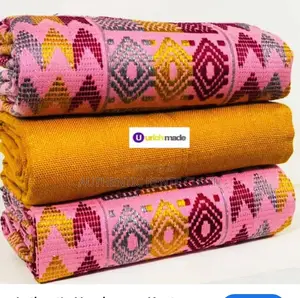 Latex Baby Pink Bonwire Kente Design