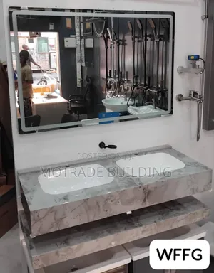 Double Bowl Cabinet Basin (120 Cm )