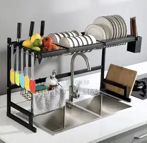 High Quality 2 Tier Over the Sink Dish Drying Rack