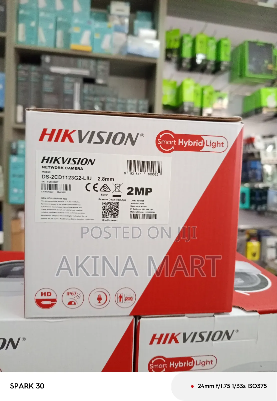 2mp Ip Hikvision Smart Hybrid Camera