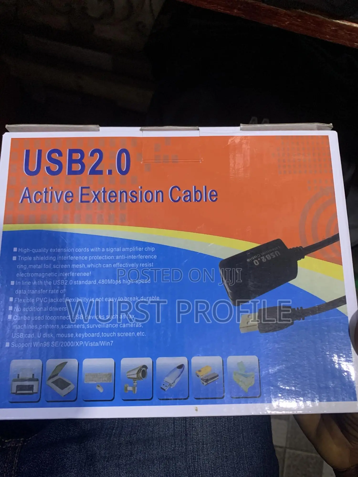 20m USB Extension Cable