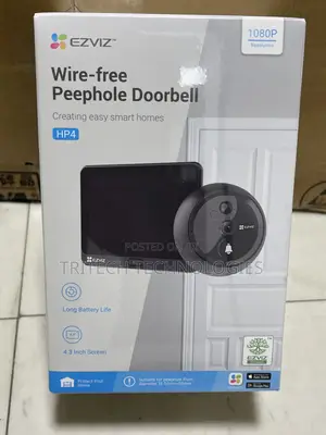 Ezviz Wireless Peephole Video Doorbell Hp4