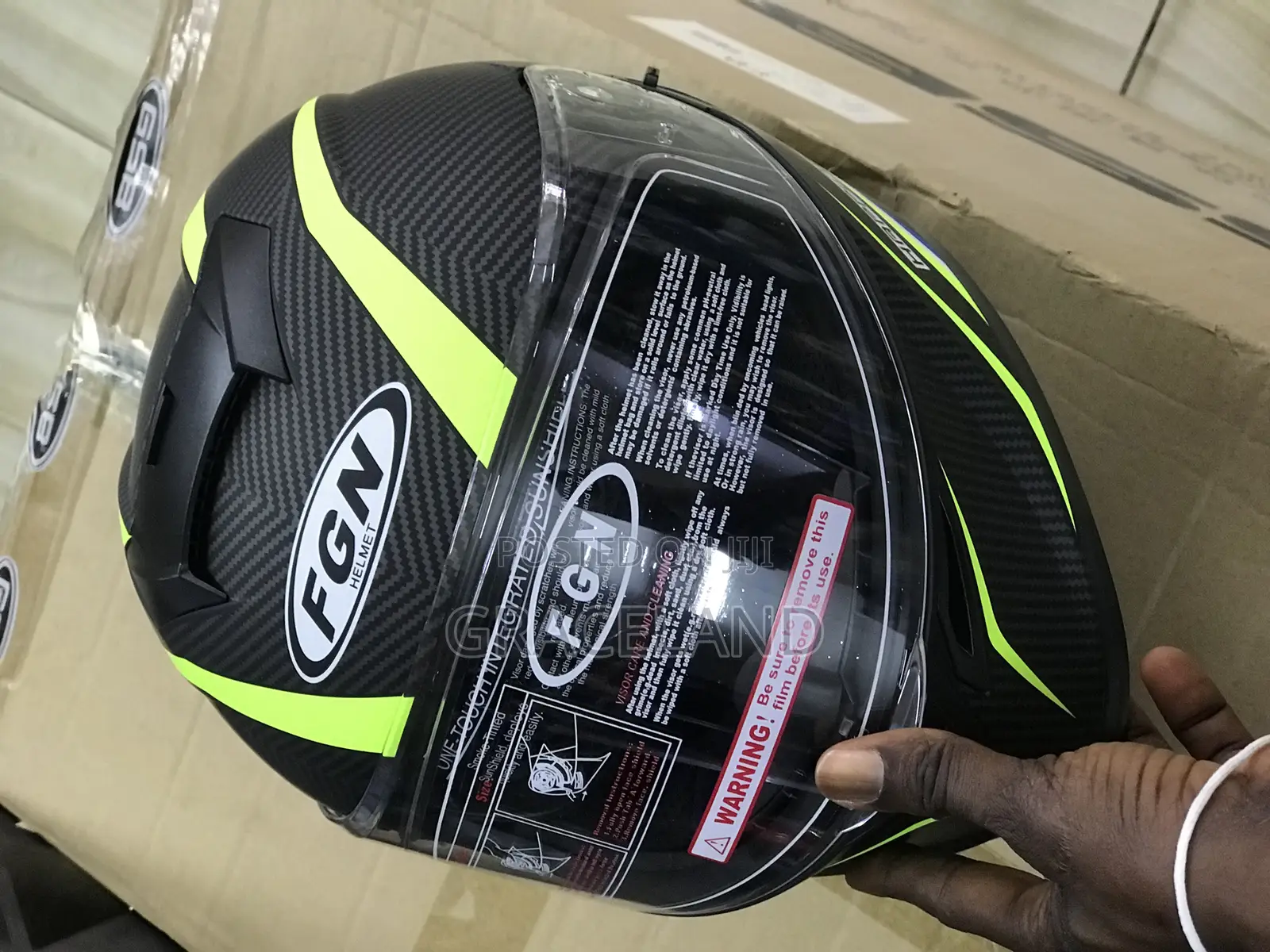 This Is Original Heavyweight Super Bike Helmet for Protector