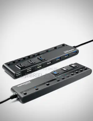 Promate MASTERHUB High-Speed Performance USB 10-Ports Hub
