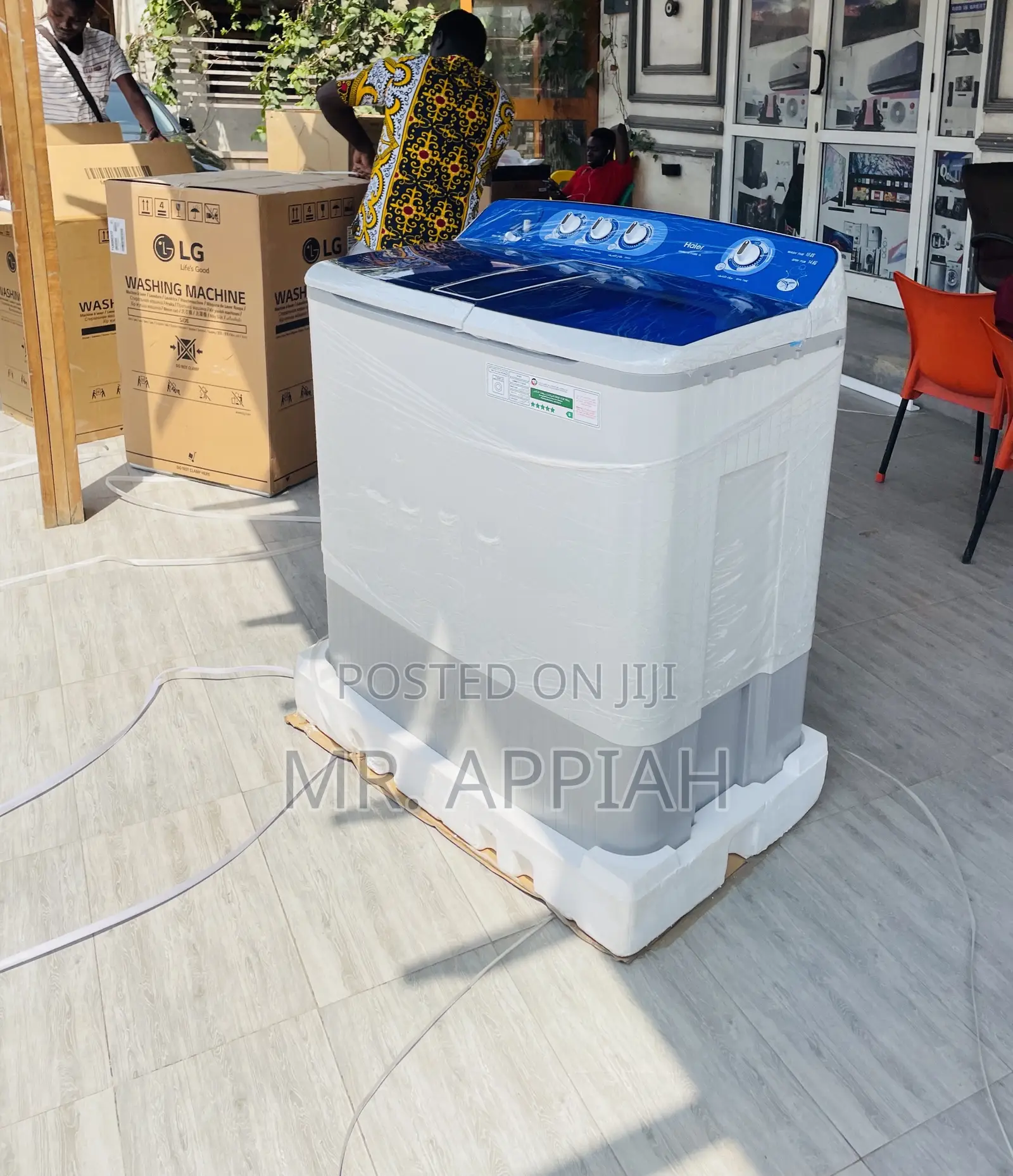 Newly in Stock 18kg Semi-Auto Electric Washing Machine.