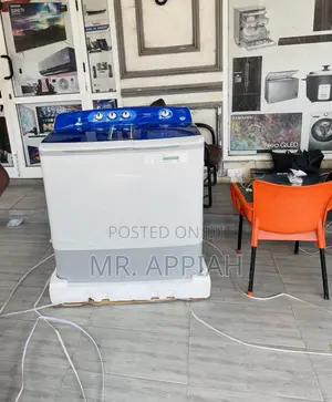 Quiet and Affordable Haier 18kg Semi-Auto Washing Machine.